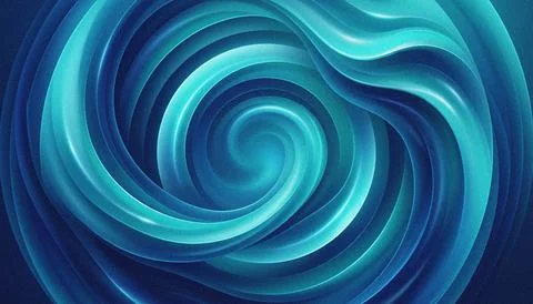 Swirling Blue Abstract Background Texture. Stock Illustration