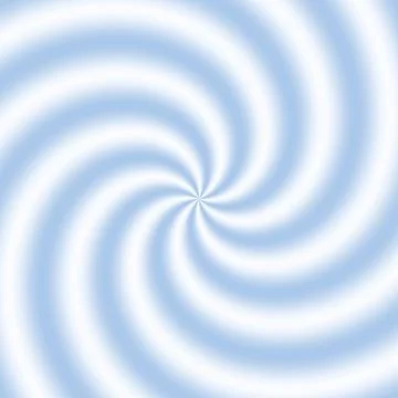 Swirling blue abstract gradient pattern design with light center Stock Illustration