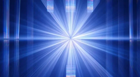 Swirling blue cosmic vortex in deep space Stock Footage 331459588