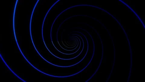 Swirling blue light pattern in a dark background with Stock Footage 338012333