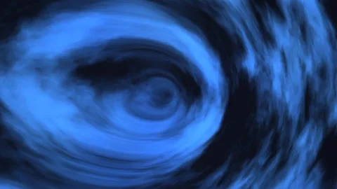 Swirling blue motion with dark background in abstract Stock Footage 338202297