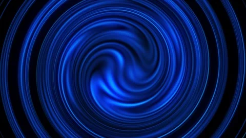 Swirling blue patterns create mesmerizing effects in an abstract visual displ Stock Footage 328457097