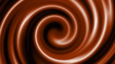 Swirling Chocolate Abstract Pattern Stock Illustration