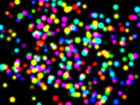 Swirling Christmas Lights Loop VGA Video stock 10274789