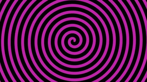 Swirling circles. Hypnotic spirals. Tunnel effect, Loop. Retro Background. Stock Footage 151077084
