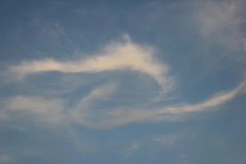 Swirling clouds Foto stock