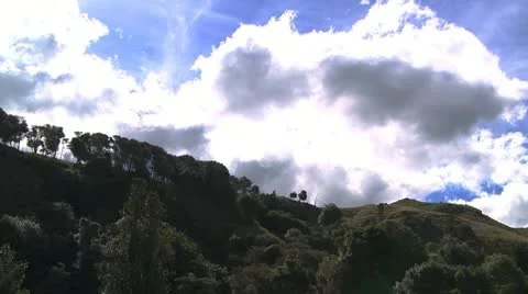 Swirling clouds timelapse Stock Footage 10849135