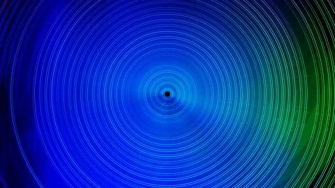 Swirling colorful vortex Stock Illustration