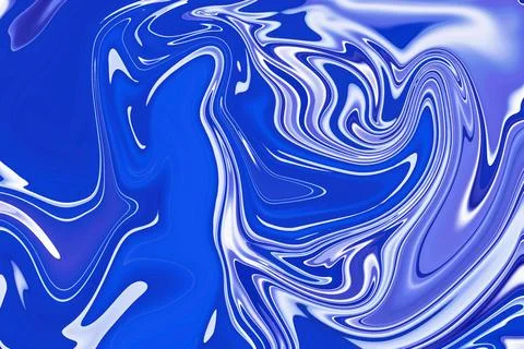 Swirling colors and dynamic forms in an immersive journey through blue and .. Illustrazione stock