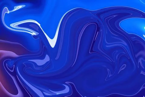 Swirling colors and dynamic forms in hand-painted background with mixed liq.. Stock Illustration