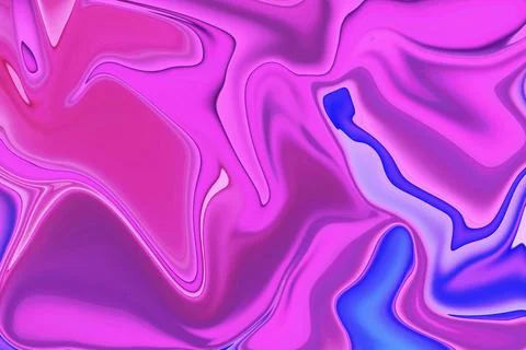 Swirling colors and dynamic forms in purple and blue magical texture abstra.. Stock Illustration
