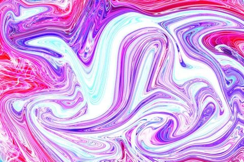 Swirling colors, dynamic patterns, and captivating forms as lilac and purpl.. Stock Illustration