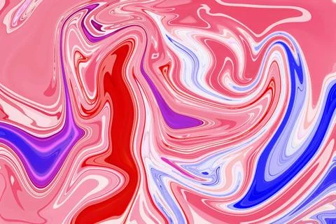 Swirling colors, marbled patterns, and dynamic forms in hand-painted backgr.. Illustrazione stock