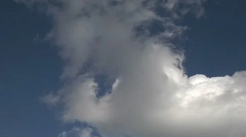 Swirling Cumulus Stock Footage 54740637