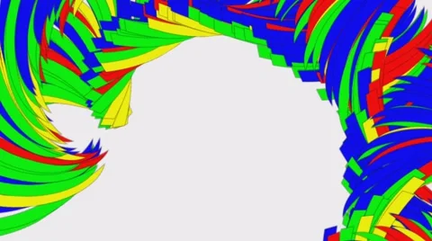 Swirling curves Stock Footage 43250450