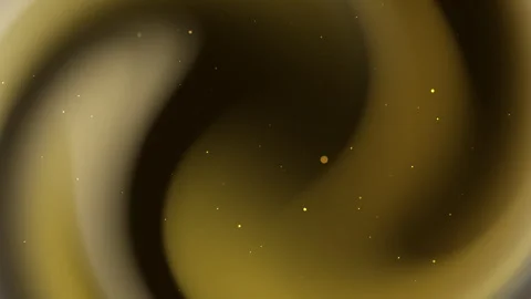 Swirling dark background with scattered yellow specks, ideal for abstract design Stock Footage 285654739