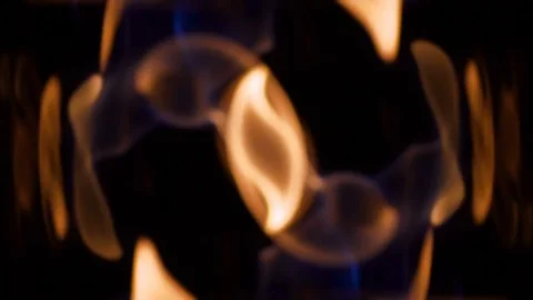 Swirling Fire Backdrop Stock Footage 81687752