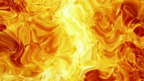 Swirling Fire Explosion with Warped Bubble Effect Stock Footage 343809998