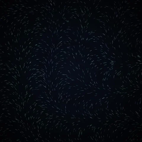 Swirling Glitter Particles on Dark Blue Background, Abstract Motion Graphics Stock Footage 346283687