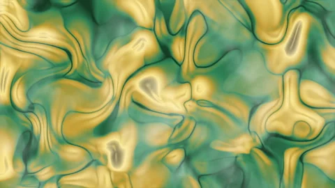 Swirling gold green gradient background liquid abstract art for backgrounds Stockbeeldmateriaal 336354221