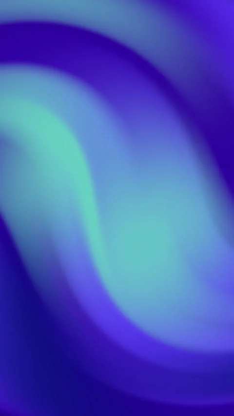 Swirling Gradient Animation of Violet and Teal Fluid Background Effect Stock Footage 315326376
