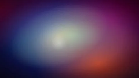 Swirling gradient of deep blue purple and subtle orange with a soft central.. 動画素材 336365226