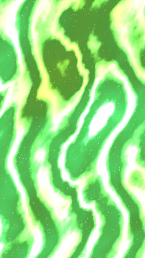Swirling green and yellow patterns with white streaks and dots in motion 스톡 동영상 329327705