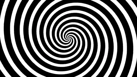Swirling hypnotic spiral Video stock 82677388