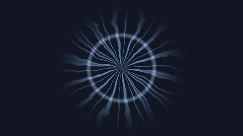 Swirling light patterns create dynamic visual effects Stock Footage 338235695