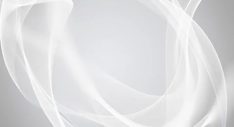 Swirling Light Patterns on a White Background Stock Illustration