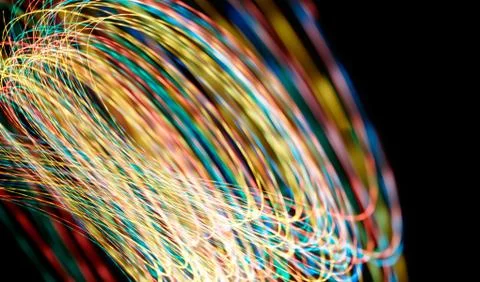 Swirling light Stock Photos