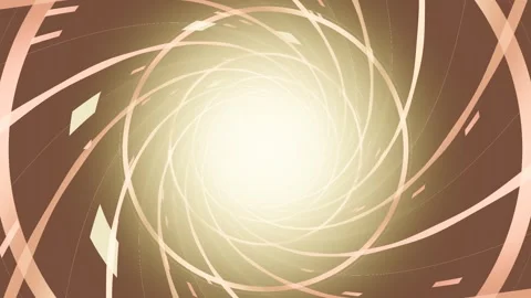 Swirling light spiral with warm tones and motion effect Stock Footage 337374871