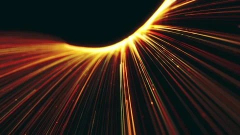 Swirling Light Strings Particles Background Stock Footage 344683776