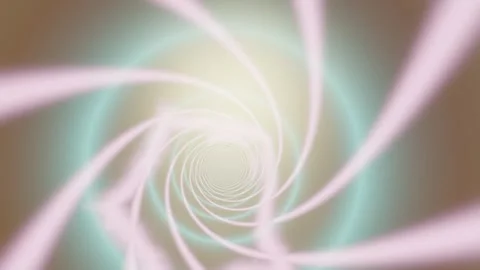 Swirling light tunnel creates a dynamic visual effect Stock Footage 337388357