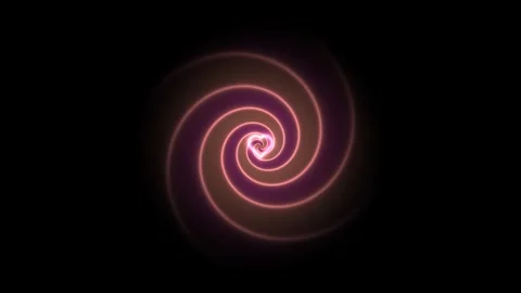 Swirling lights create an abstract design with motion and Stock Footage 339072551