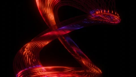 Swirling lights form mesmerizing patterns for vibrant music experiences Stock Footage 293774787