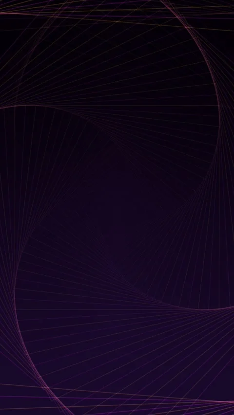 Swirling lines form a vortex tunnel against a dark background Stock Footage 329304065