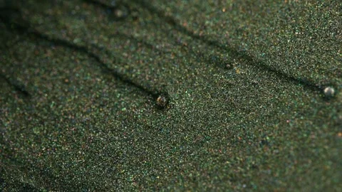 Swirling metallic green texture Stock Footage 311480396