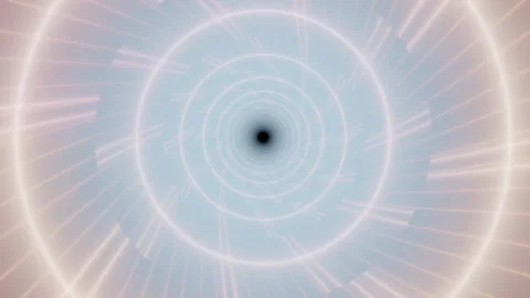 Swirling motion creates a tunnel effect with light and dark patterns Stock Footage 337389948