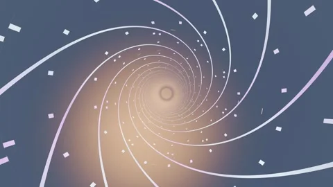 Swirling motion design with soft colors and light patterns Stock Footage 337378024