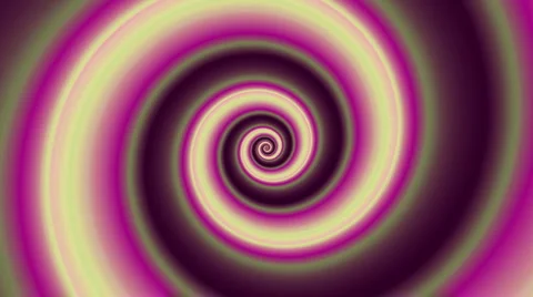 Swirling multicolor hypnotic spiral loop in HD Stock Footage 5165476