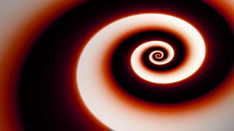 Swirling multicolor hypnotic spiral loop with copyspace Stock Footage 5297506