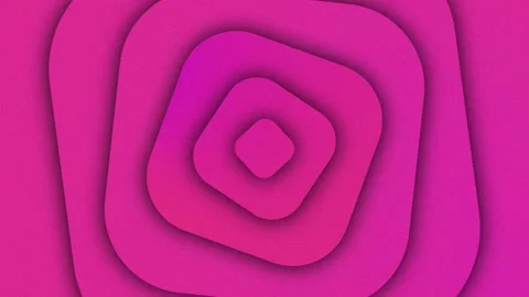 Swirling multicolored gradient square background Video stock 253434936