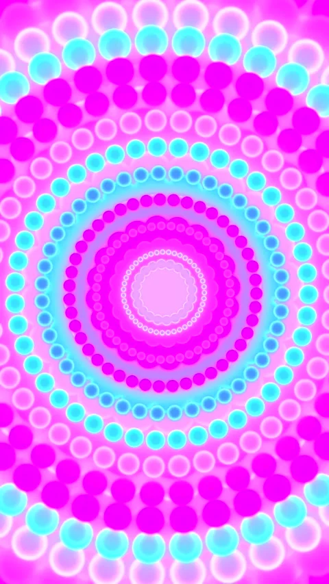 Swirling Neon Circular Vertical Motion Background Stock Footage 264028681