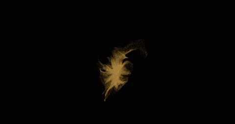 Swirling Particles (2160p 29.97) Stock Footage 136445366