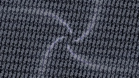 Swirling pattern with black and white dots Stock Footage 340580580