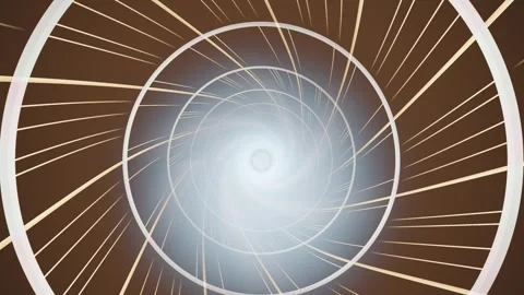 Swirling pattern design with lines and light in a circular shape Stock Footage 337377021