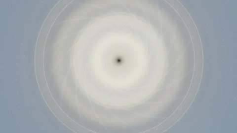 Swirling pattern of light and dark in abstract design Stock Footage 337411505