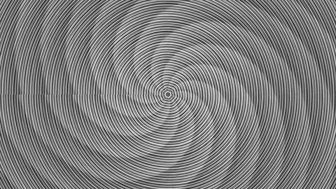 Swirling pattern of lines forming a hypnotic spiral effect Stock Footage 339489527