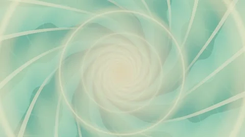 Swirling pattern with soft tones in light green and cream colors Stock Footage 337411532